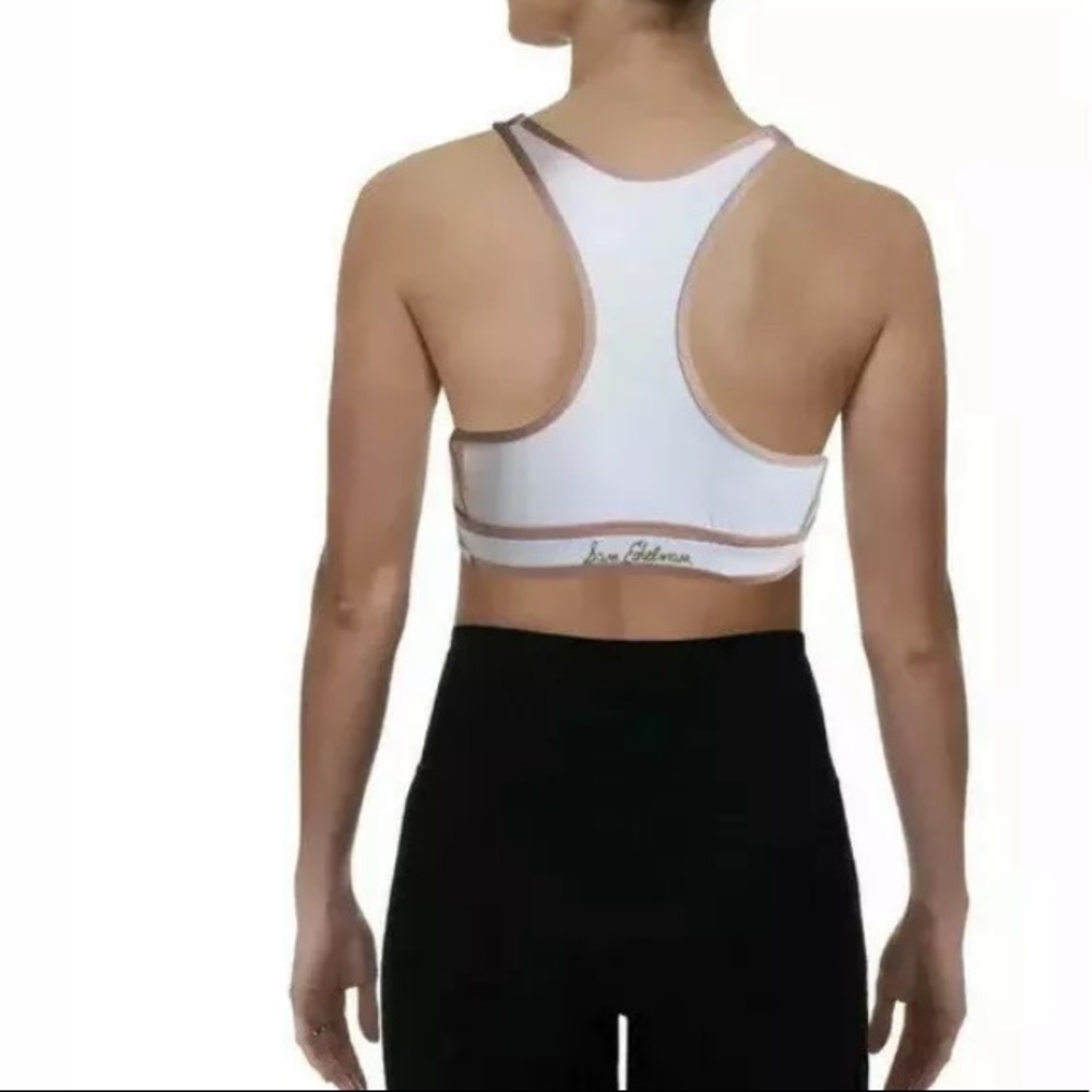 Sam Edelman Colorblock Racerback Sports Bra - Picture 2 of 8